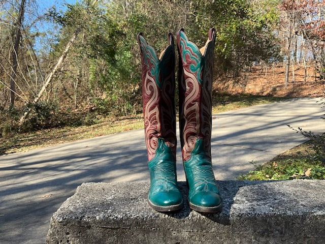 タイムセール　ラリーマハン　Larry Mahans ウエスタンブーツ Size 6 women's Larry Mahan boots – Bootitude