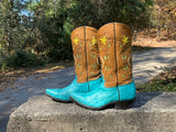 Size 8 men’s or 9.5 women’s Jurassic Ranch boots