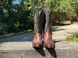 Size 9.5 men’s or 11 women’s Lucchese handmade classics