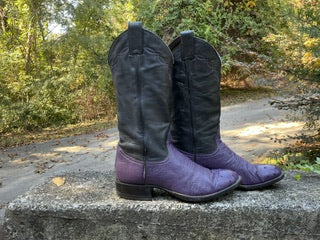 Size 7 men’s or 8.5 women’s Larry Mahan boots