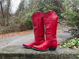 Size 6.5 women’s custom made by Tony Lama boots