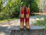 Size 9 women’s custom made boots