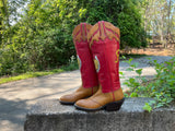 Size 9 women’s custom made boots