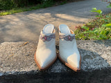 Size 8.5 women’s Fauzian Jeunesse mules