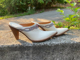 Size 8.5 women’s Fauzian Jeunesse mules