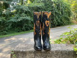 Size 9 women’s custom made boots