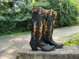 Size 9 women’s custom made boots