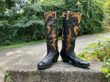 Size 9 women’s custom made boots