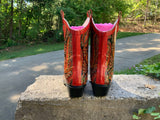 Size 7 women’s cowboy rain boots