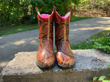 Size 7 women’s cowboy rain boots