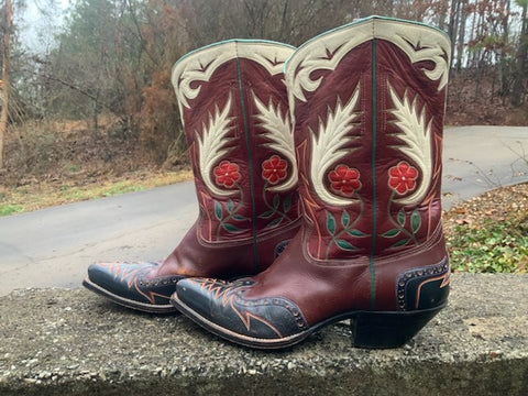 Size 9 men’s or 11 women’s custom made boots
