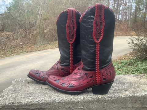 Size 8 women’s custom made boots